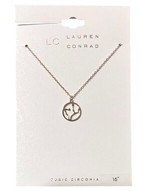 LC Lauren Conrad Gold Constellation Pendant Necklace